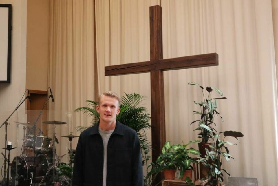 Pastor David Norberg längtar efter att kyrkan ska bli en självklar plats i Sollentuna. Foto: Matilda Nyberg