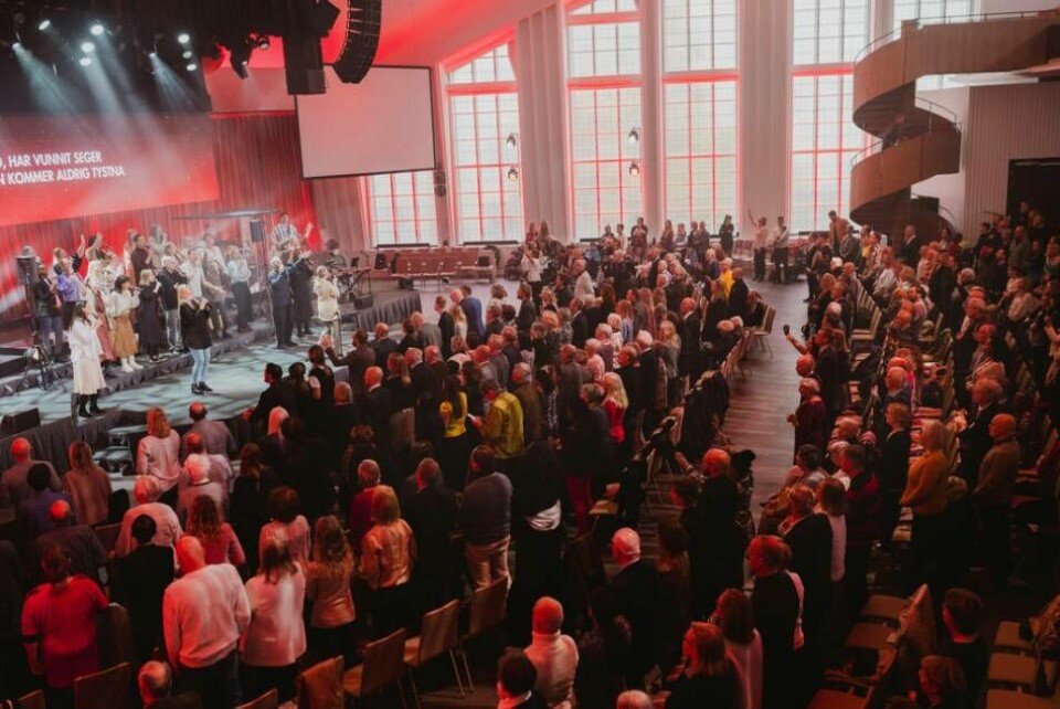 I helgen var det dags för den, av många, efterlängtade invigningen av Filadelfiakyrkan i Stockholm. Foto: Emelie Oscarsson