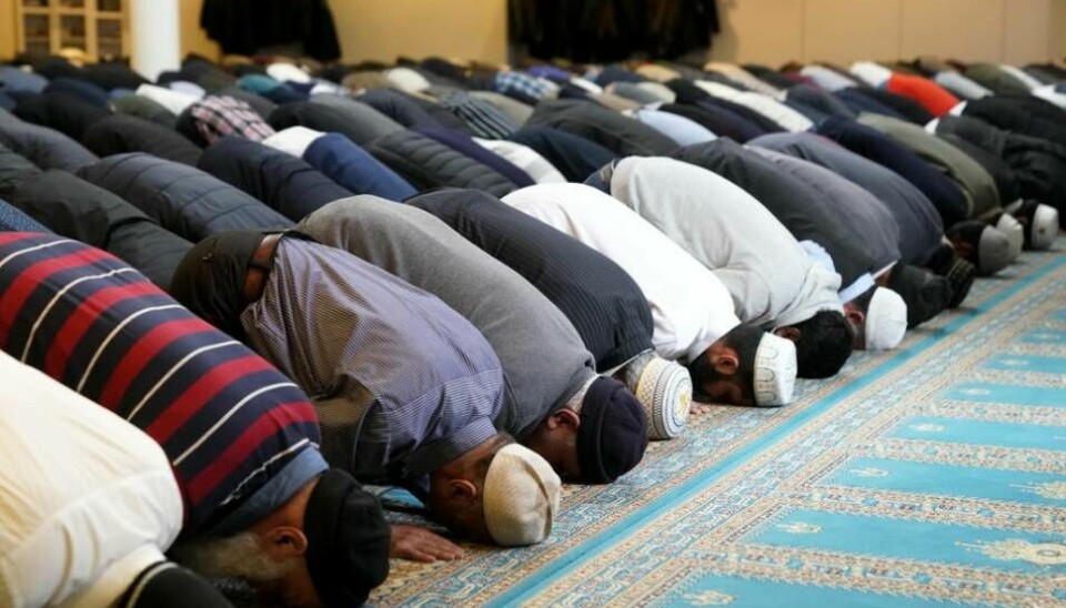 Bedjande muslimer.