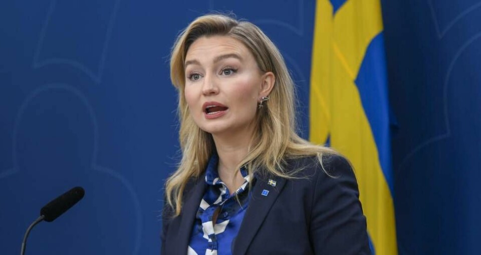Kristdemokraternas partiledare Ebba Busch.