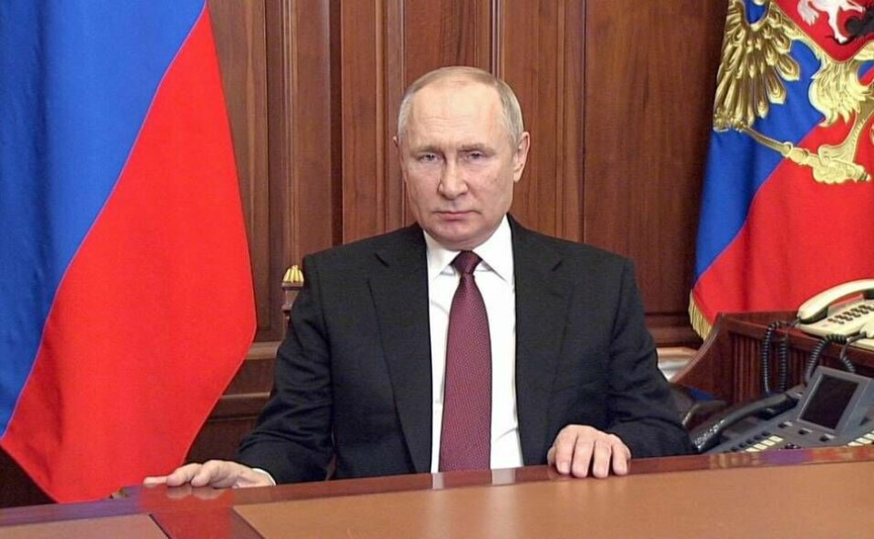 För den fruktansvärda fullskaliga invasionen av grannlandet Ukraina skall allt ansvar läggas på den antidemokratiske 69-åringen Vladimir Putin, Rysslands envåldshärskare, skriver ledaren.