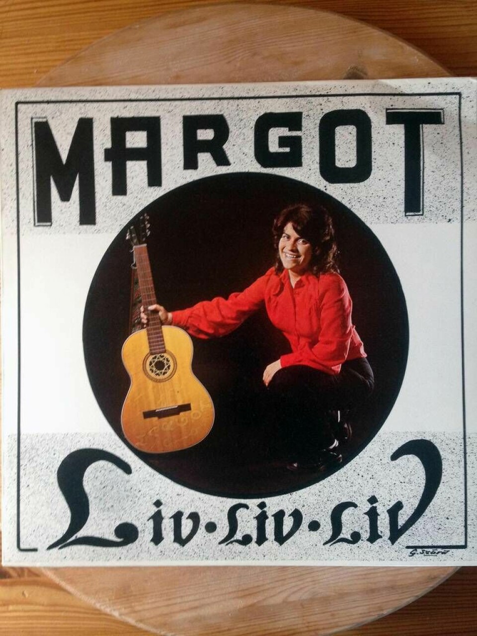 Ett av Margot Ögrens tidiga skivomslag. Foto: Privat