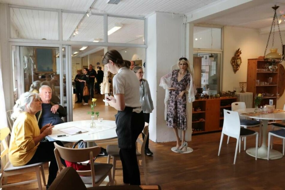 Mötesplatsen café och second hand i Horred. Foto: Ingrid Byström
