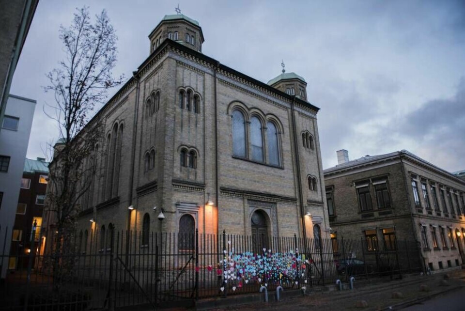För ett år sedan utsattes synagogan i Göteborg för en brandattack.