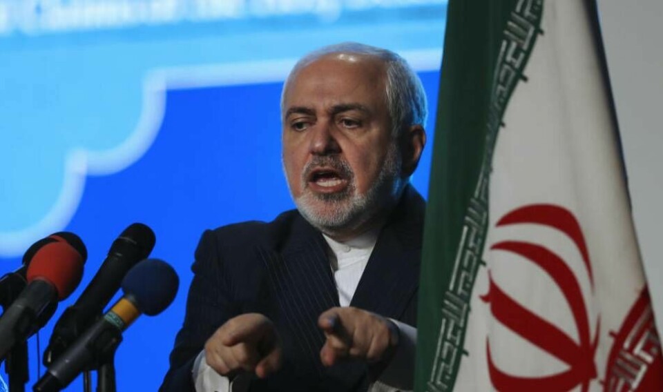 Irans utrikesminister Mohammad Javad Zarif hotar om hämnd. Foto: Vahid Salemi/AP/TT