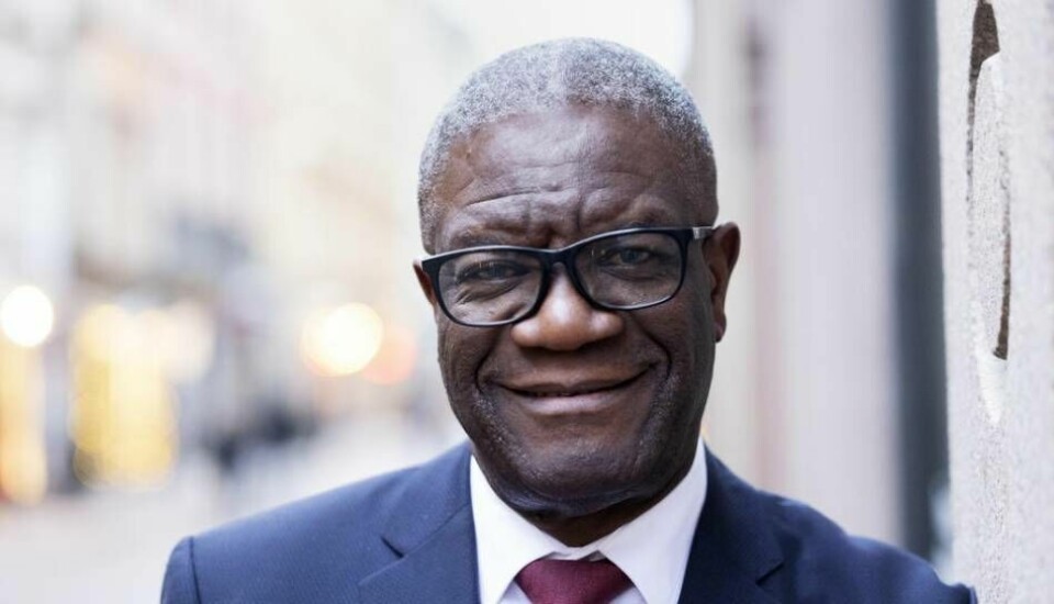 Den tidigare Nobelprisvinnaren Dennis Mukwege har tillkännagett att han kandiderar till att bli Kongos nästa president. Foto: Nils Petter Nilsson/TT