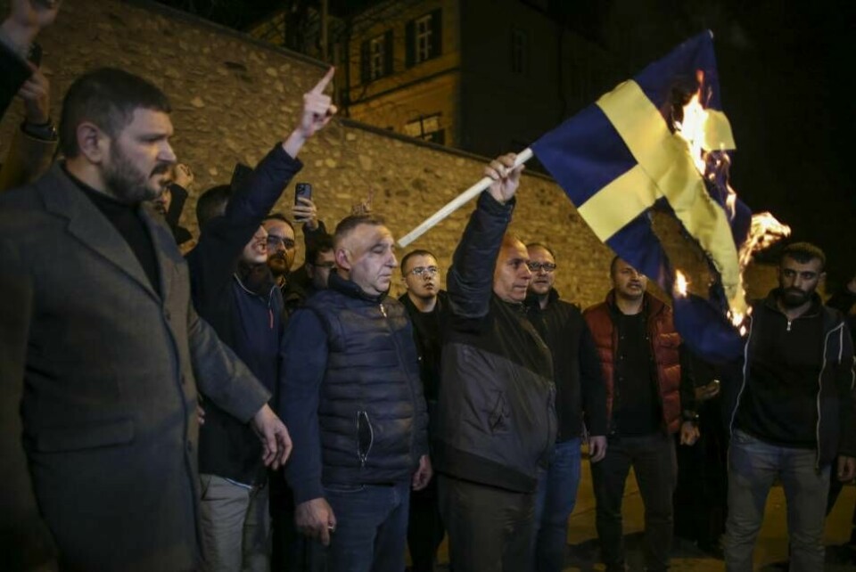Ilskan mot Sverige är stor i Turkiet. Foto: Emrah Gurel/AP/TT