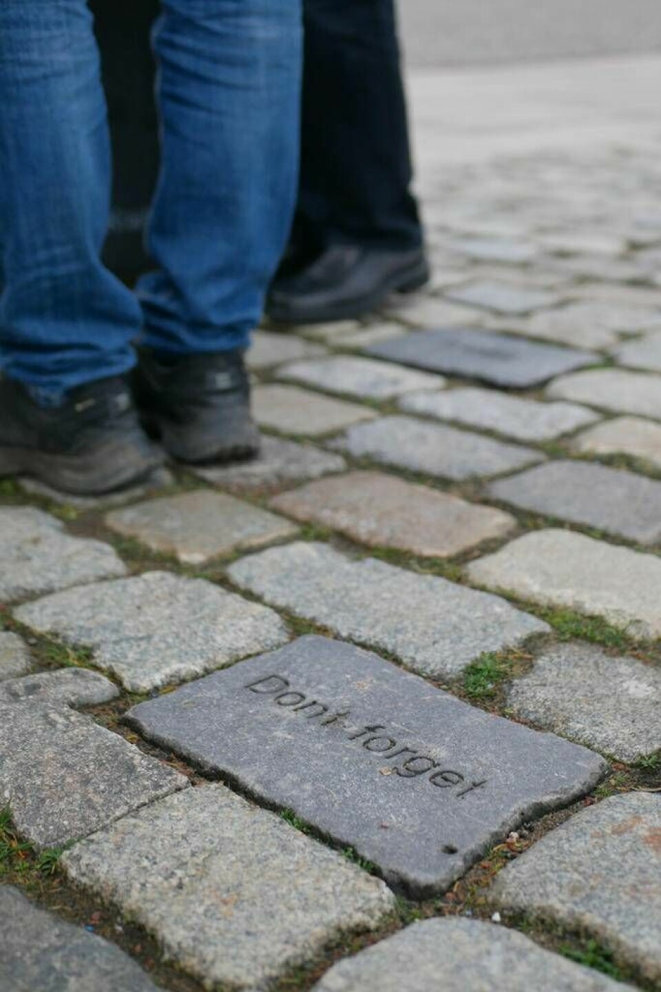 Minnesplatsen i Helsingborg har nu kompletterats med citat från barn till personer som överlevde Förintelsen. Foto: Nathalie Bencic
