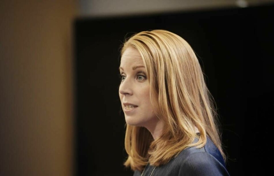 Annie Lööf är olämplig som statsminister, menar två MP-profiler. Foto: Janerik Henriksson/TT