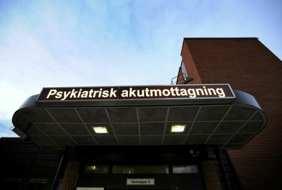 Psykakuten på S:t Görans sjukhus.