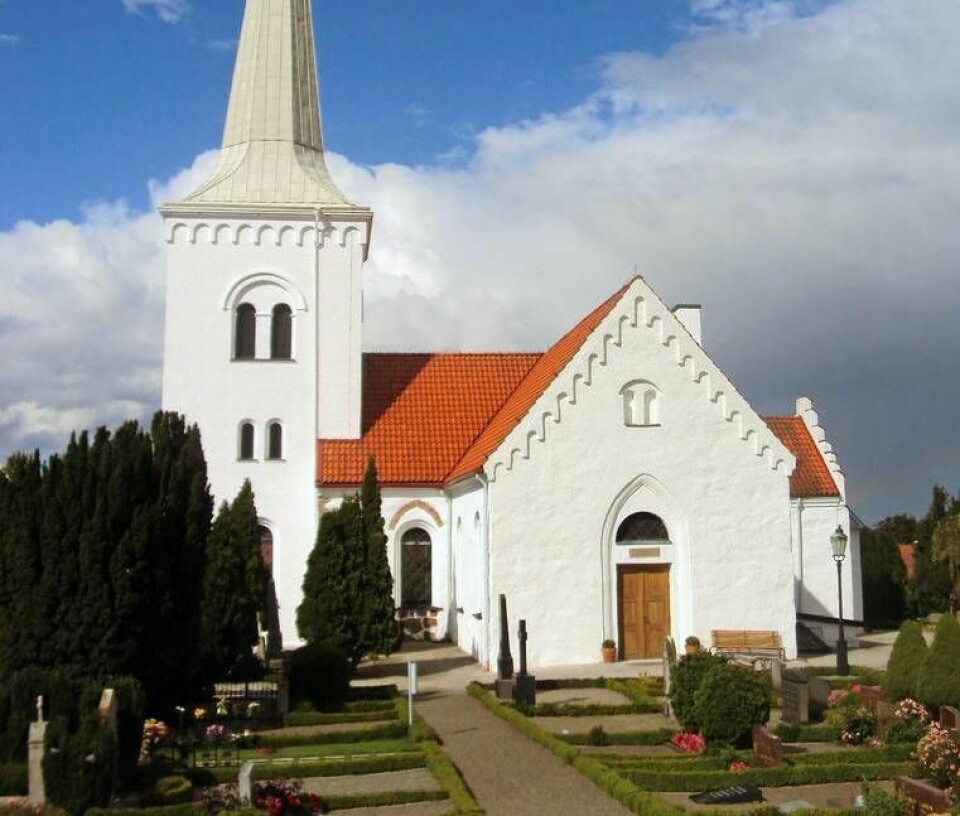 Anderslövs kyrka är nu den enda av det skånska pastoratets åtta kyrkor som värms upp inför gudstjänstfirande. Foto: Wikipedia