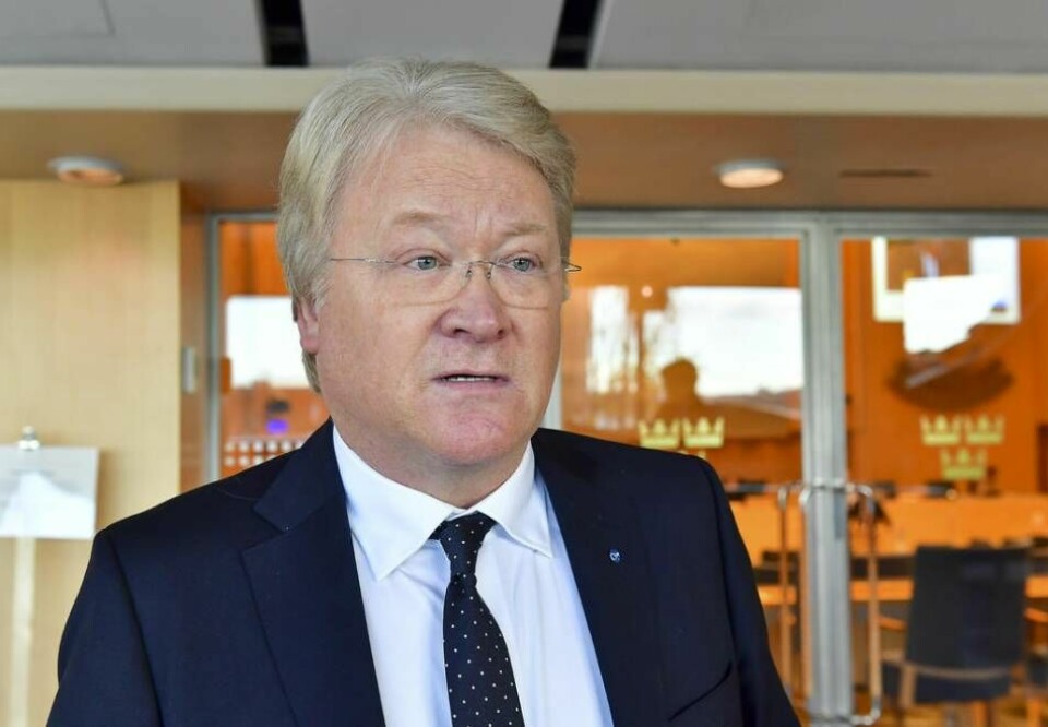Lars Adaktusson tillhör följeslagarprogrammets kritiker. Foto: Jonas Ekströmer/TT