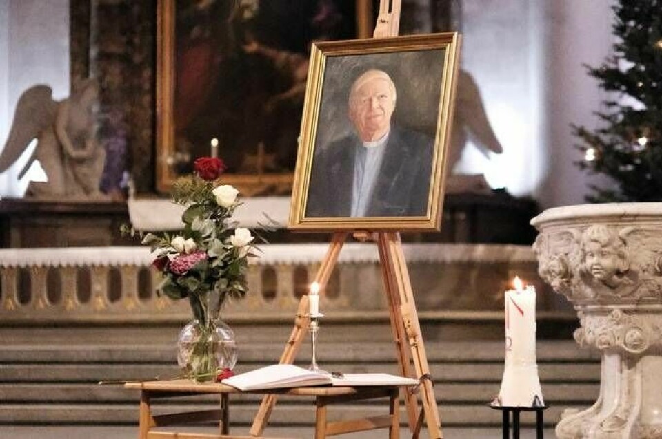 Nyligen avled prästen Carl-Erik Sahlberg, tidigare direktor för S:ta Clara kyrka.