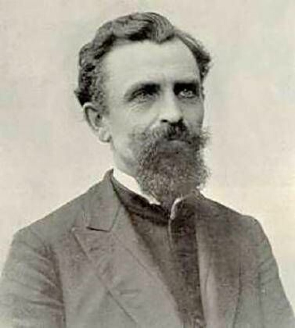 Fredrik Fransson (1852–1908), svensk-amerikan som bland annat startade Skandinaviska Alliansmissionen, som senare blev Svenska Alliansmissionens yttre mission 1919. Foto: Flammor