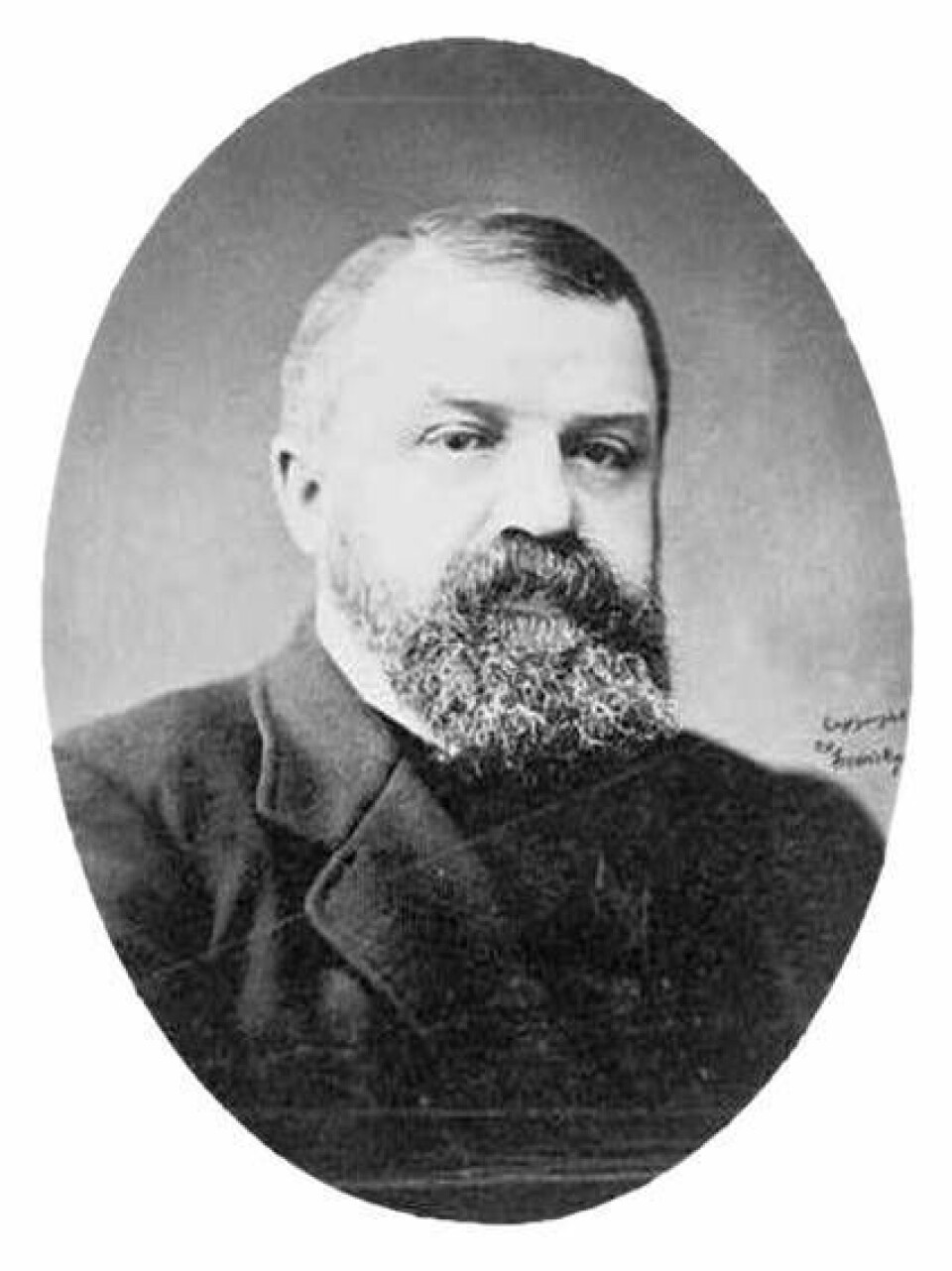 Dwight L Moody (1837–1899), evangelist, predikant och publicist. Han verkade främst i Chicago och berörde med sin förkunnelse många svenskar som bodde i staden. Foto: Wikipedia