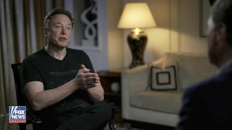 Twitters ägare Elon Musk är en av de som välkomnat ett samarbete med Tucker Carlson. Foto: FOX News via AP/TT
