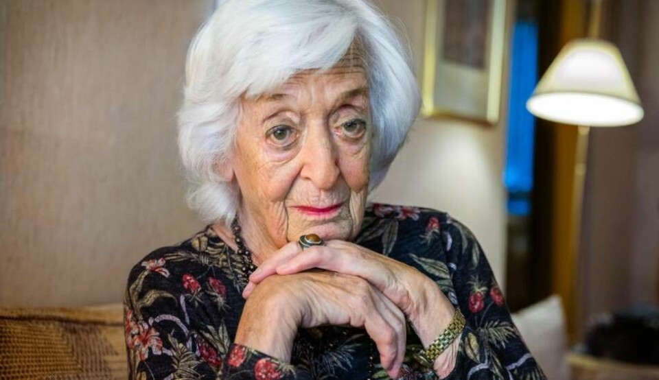91-åriga Ruth Berlinger, överlevare av gettot i Warszawa, delade med sig av sitt vittnesmål i samband med att Sveriges riksdag under torsdagen uppmärksammade Minnesdagen för Förintelsens offer.