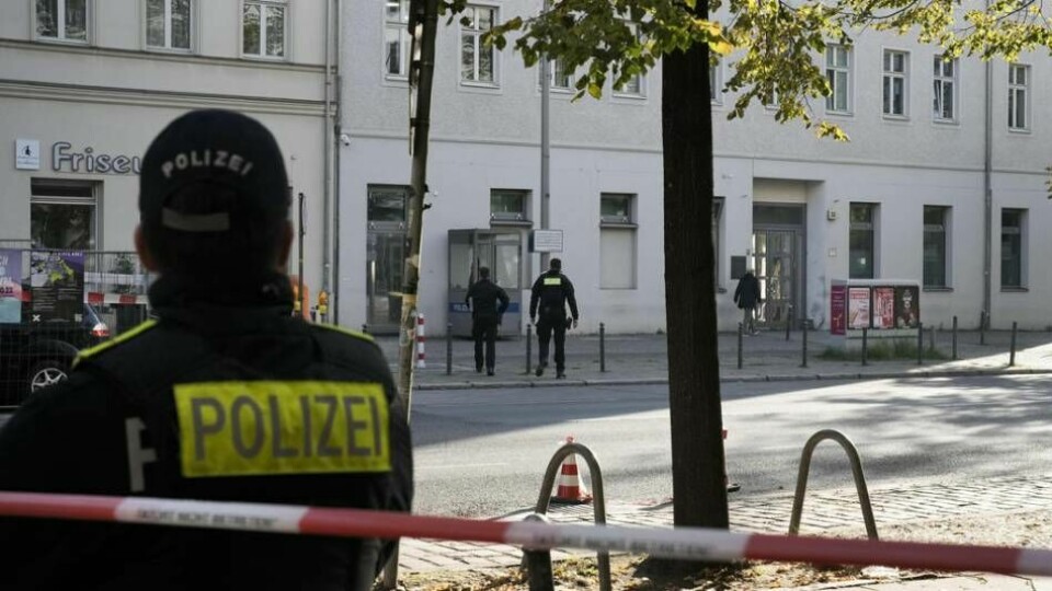 Ett judiskt center som inrymmer en synagoga, en förskola och ett aktivitetshus attackerades nyligen. Foto: Markus Schreiber/AP/TT
