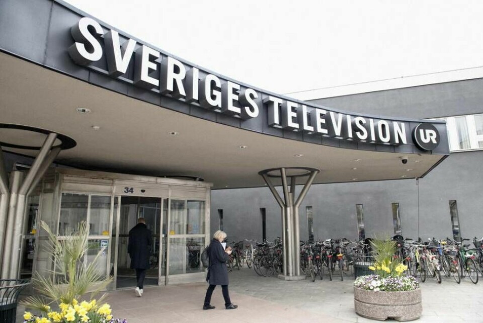 Sveriges Television, SVT och Utbildningsradion, UR. Foto: Jessica Gow / TT