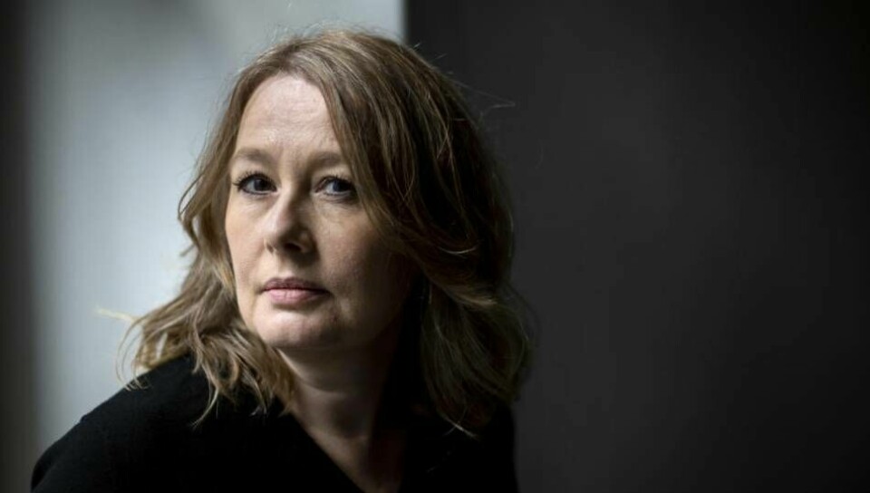 Skribenten och vänsterdebattören Åsa Linderborg oroas över att yttrandefrihetsförespråkare nu tycks ge vika för islamistiska påtryckningar och hot. Foto: Christine Olsson/TT