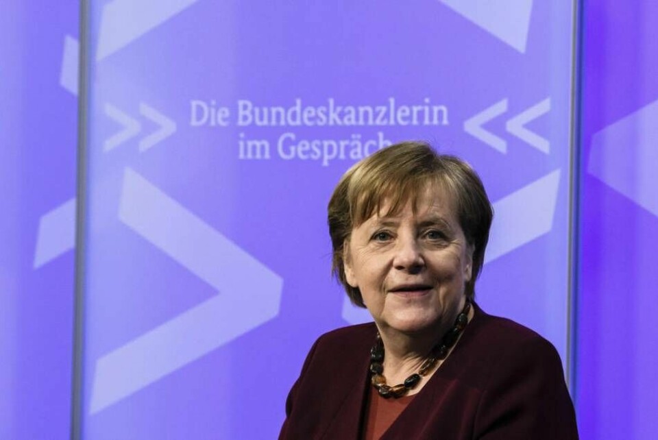 Angela Merkel Foto: Clemens Bilal/AP/TT