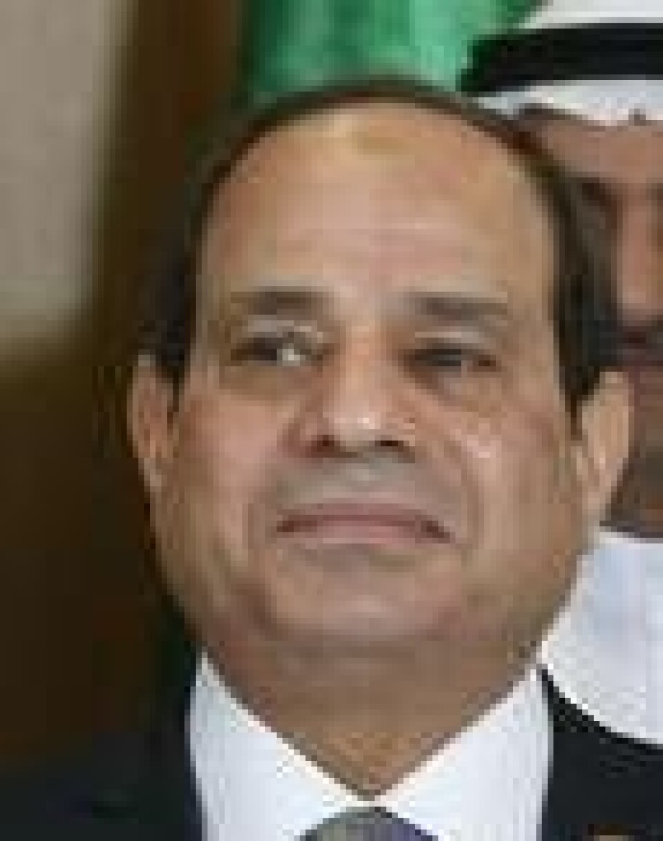 Egyptian President Abdel Fattah al-Sisi Foto: Zoubeir Souissi/AP/TT