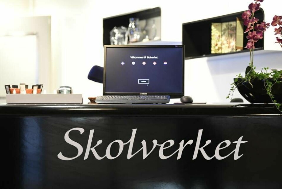 Skolverket i Stockholm. Foto: Pontus Lundahl/TT