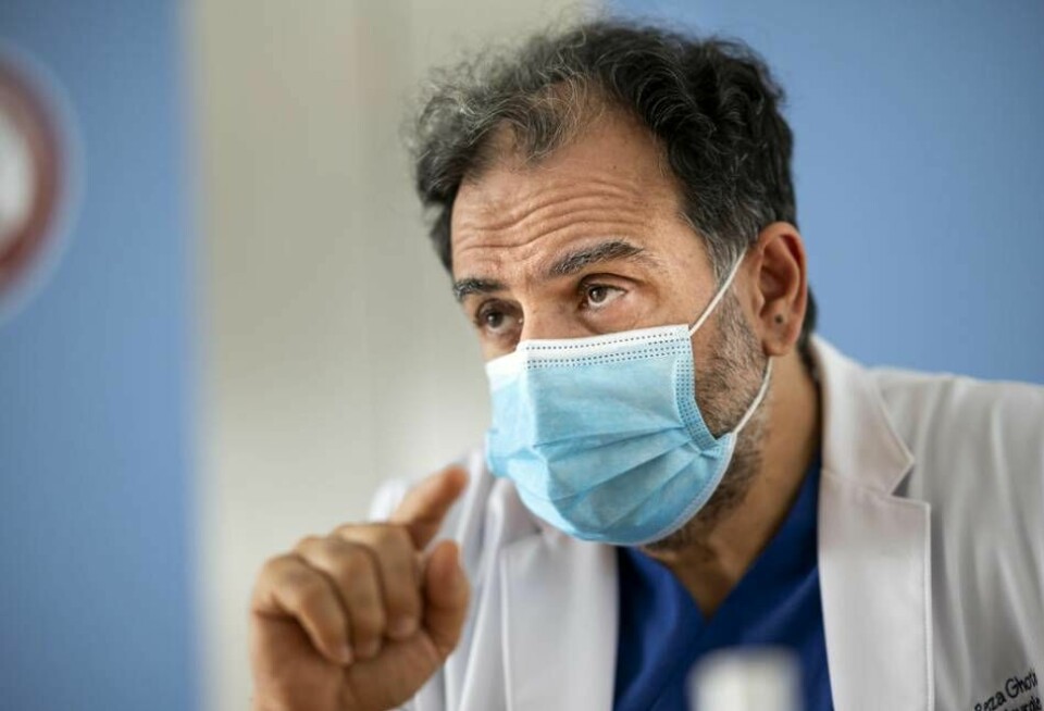 Reza Ghotbi, kärlkirurg och chefsläkare för sjukhuset Helios-Klinikum München West. Foto: Pontus Lundahl/TT