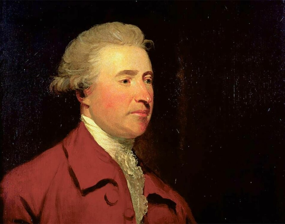 Edmund Burke (1729–1797) var en irländskfödd, brittisk politiker, skriftställare och filosof. Foto: History Today