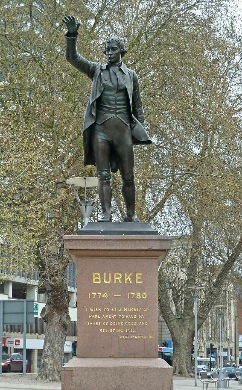 Edmund Burke, Colston Avenue, Bristol Foto: Wikipedia
