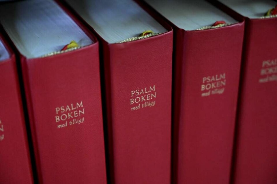 När 1986 års psalmbok skulle sammanställas blev det en debatt kring den älskade psalmen ”Fädernas kyrka” (SvPs 69 i 1937 år psalmbok), författad av biskopen J A Eklund. Foto: Janerik Henriksson/TT