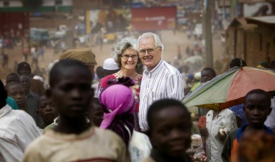Tillsammans med hustrun Märtha-Greta (nu avliden) har Daniel Halldorf tillbringat nästan 25 år i Kongo-Kinshasa. Foto: Erika Stenlund