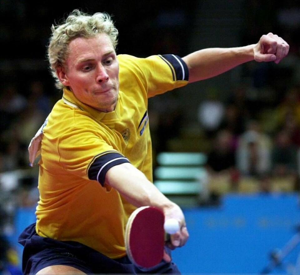 Jörgen Persson när det begav sig i världstoppen. Bild från OS i Sydney, 2000. Foto: Janerik Henriksson/TT