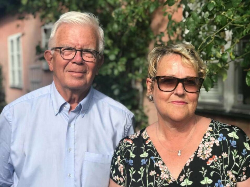 Désirée med Alf Svensson, som var partiledare för KD i över 30 år. Foto: Privat