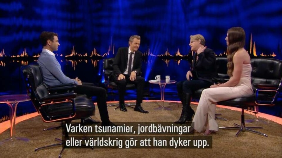 I fredagens avsnitt av Skavlan diskuterades religion på en fyraårings nivå, menar Per Ewert. I fredagens avsnitt av Skavlan diskuterades religion på en fyraårings nivå, menar Per Ewert.