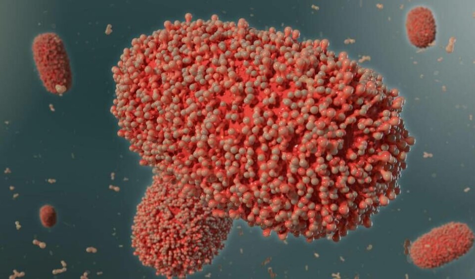 3D-illustration föreställande apkoppsvirus. 3D-illustration föreställande apkoppsvirus.