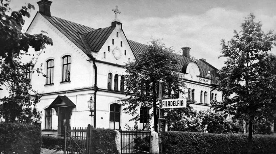 Den 27 augusti 1897 bildades Filadelfiaförsamlingen i Örebro. John Ongman blev kallad till pastor och byggnaden uppfördes tack vare många frivilliga insatser och gåvor. Foto: Public Domain