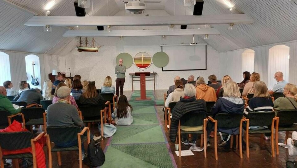 Jan Sköld undervisar på ett av Bibelseminarium Göteborgs återkommande öppna seminarium. Foto: Privat