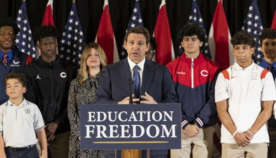 Med banérföraren guvernör Ron DeSantis i spetsen har delstaten Florida inte tvekat att utmana etablissemanget i frågor om hbtq och abort, menar ledarskribenten. Med banérföraren guvernör Ron DeSantis i spetsen har delstaten Florida inte tvekat att utmana etablissemanget i frågor om hbtq och abort, menar ledarskribenten.