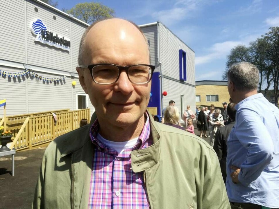 Björn Gustafsson var med om att starta Käll-skolan 1991 och var styrelseordförande för huvudmannen under 15 år.