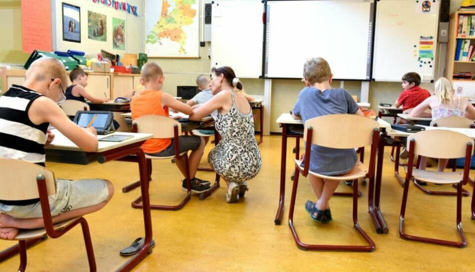 I Västra Götaland får elever i årskurs fyra välja mellan fem könsalternativ i en hälsoenkät (Barnen på bilden har inget samband med artikeln). Foto: Pexels