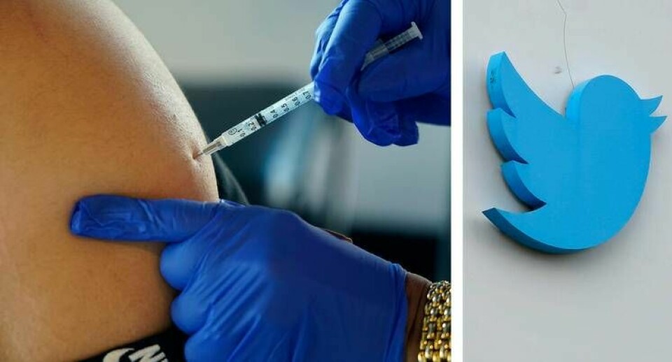 Även vissa expertutlåtanden om coronavaccinet censurerades på sociala medier som Twitter om de ansågs strida mot Vita husets linje. Foto: Rogelio V Solis/AP/TT & Jeff Chiu/AP/TT
