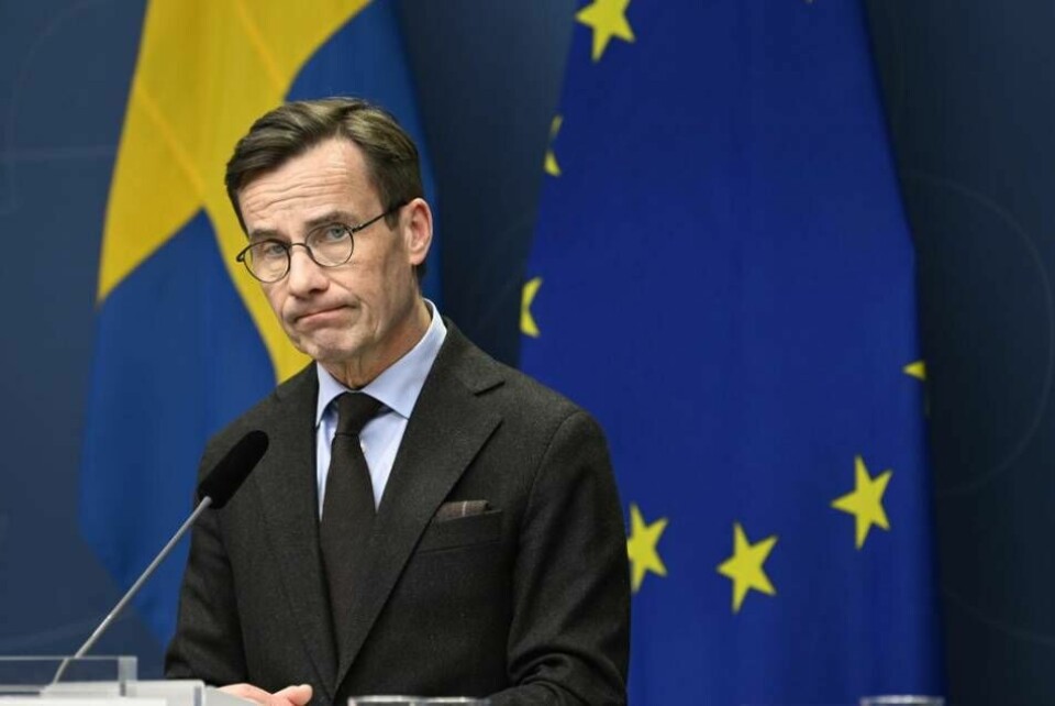 Statsminister Ulf Kristersson (M) har förtroende för PM Nilsson. Foto: Henrik Montgomery/TT
