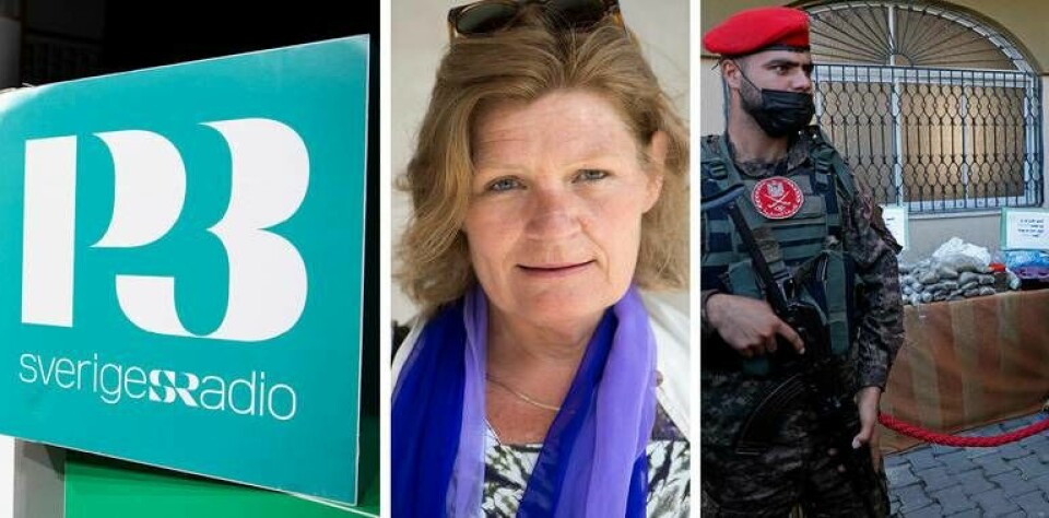Sveriges Radio fälls av Granskningsnämnden för att korrespondenten Cecilia Uddén felaktigt hävdat att Hamas inte är terrorklassade av EU. Foto: Jessica Gow/TT, Fredrik Sandberg/TT, Adel Hana/AP/TT