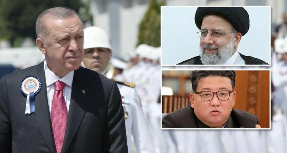 Den turkiska presidenten Erdogan, som är en nyckelperson för att Sverige ska bli Natomedlem, utses nu av en religionsfrihetsgrupp till en av de värsta förföljarna av kristna i världen, tillsammans med ayatolla Khamenei och Kim Jong-Un. Foto: Turkish Presidency/AP/TT & AP/TT