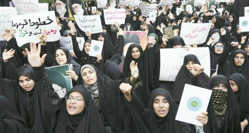 Iran är ett av flera muslimska länder där protester mot Sverige ägt rum den sista tiden.