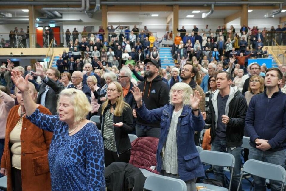 Flera bönenätverk som 2022 inbjöd till bön i Life Arena Uppsala (bilden) manar alla kristna att be och fasta nu på söndag. Foto: Jonas Adolfsson/Arkiv