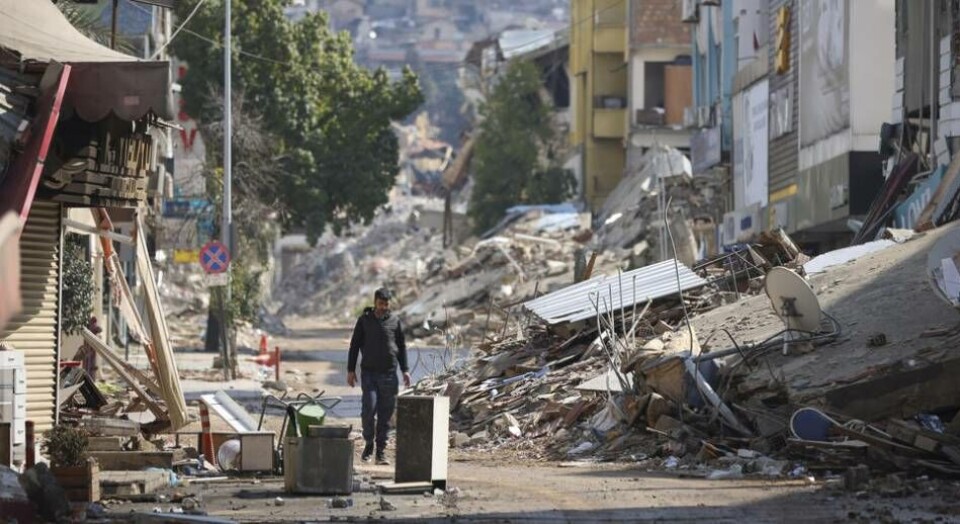 Staden Antakya i sydöstra Turkiet har drabbats hårt av jordbävningen. Staden Antakya i sydöstra Turkiet har drabbats hårt av jordbävningen.