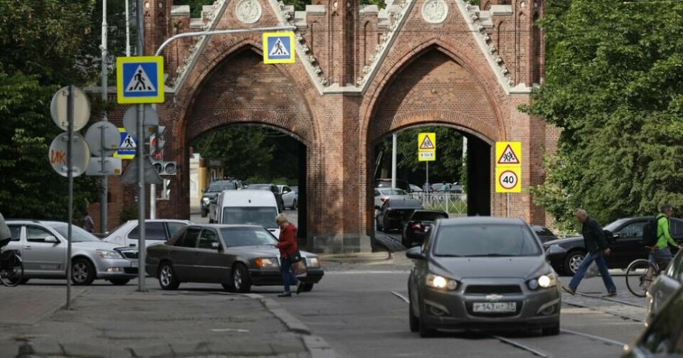 En gata i Kaliningrad, eller Krolewiec, som staden nu ska heta på polska.