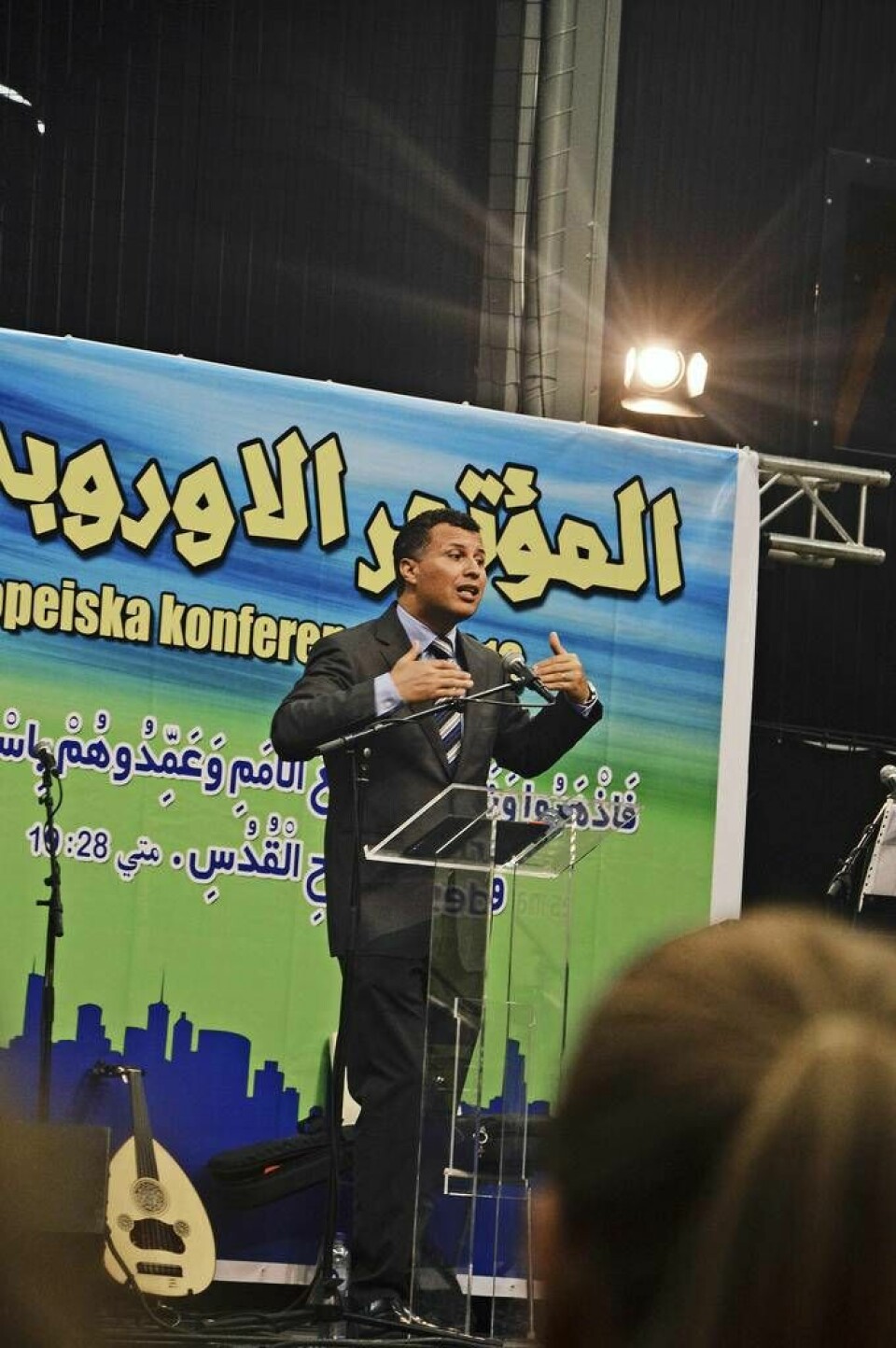 'Det finns människor som vill döda mig' berättade broder Rashid i sin predikan.